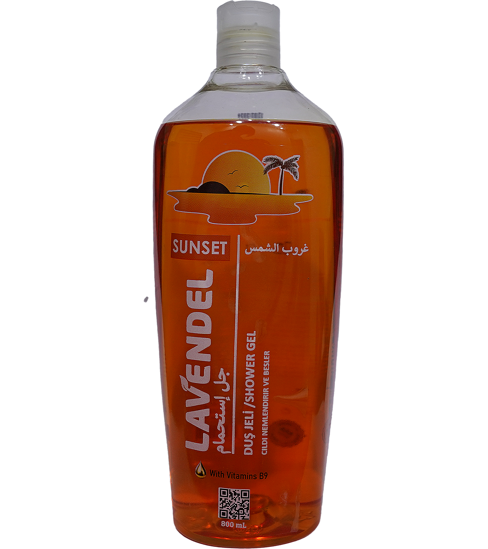 جل استحمام لافندل – غروب الشمس